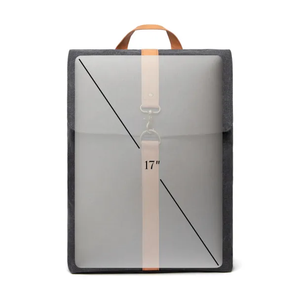  VINGA Bosler platneni ruksak, 15" - Vinga Crna