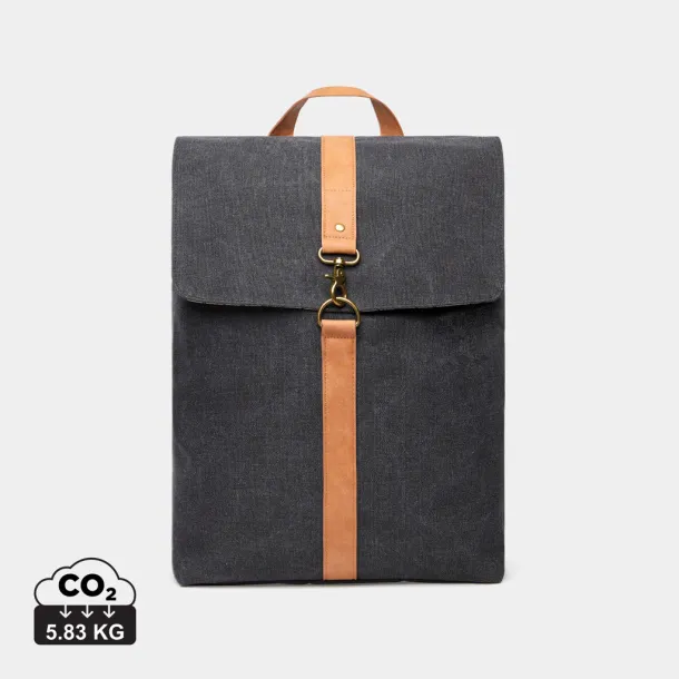  VINGA Bosler canvas backpack - Vinga black 