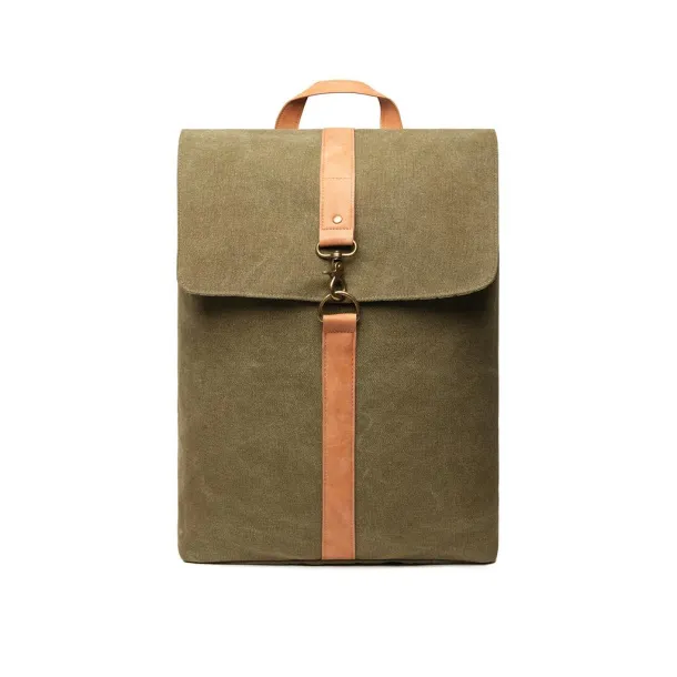  VINGA Bosler canvas backpack - Vinga Green 