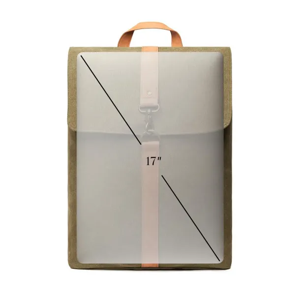  VINGA Bosler platneni ruksak, 15" - Vinga Zelena