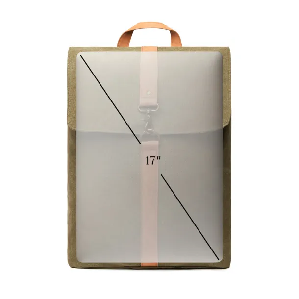  VINGA Bosler platneni ruksak, 15" - Vinga Zelena