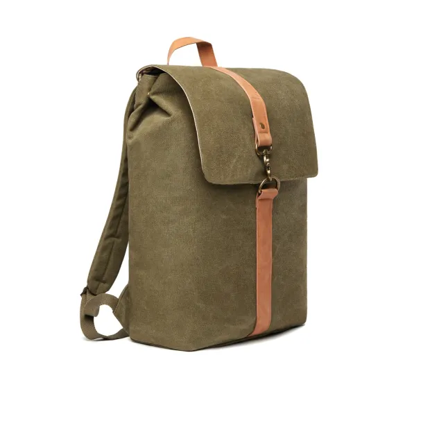  VINGA Bosler canvas backpack - Vinga Green 