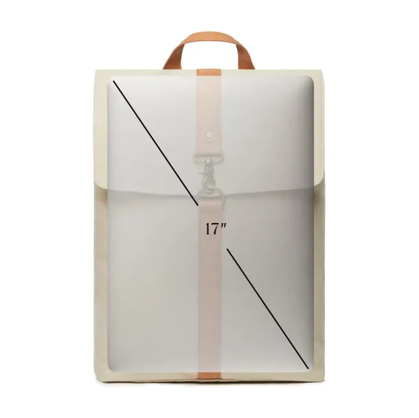  VINGA Bosler platneni ruksak, 15" - Vinga beige