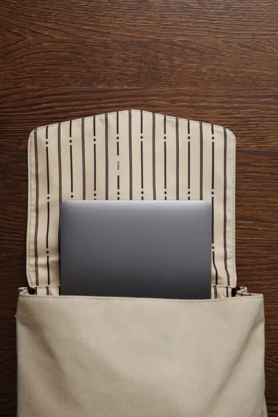  VINGA Bosler canvas backpack - Vinga beige