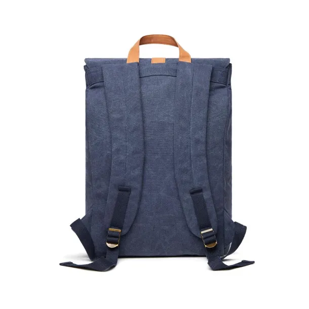  VINGA Bosler canvas backpack - Vinga navy 