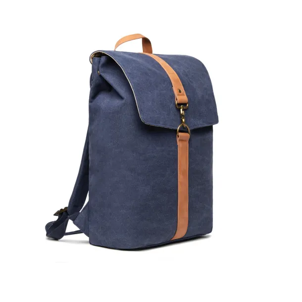  VINGA Bosler canvas backpack - Vinga navy 