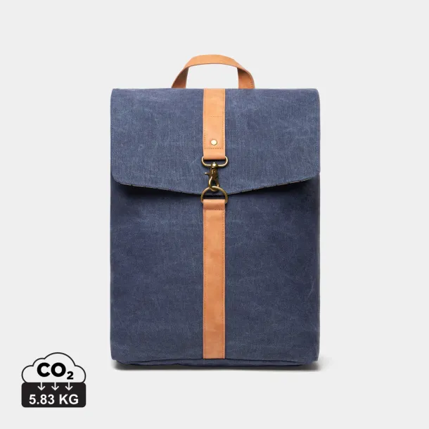  VINGA Bosler canvas backpack - Vinga navy 