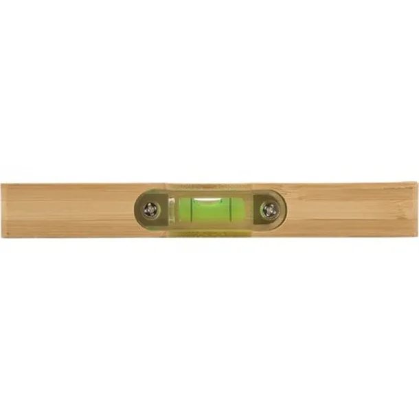  Bamboo bottle opener, spirit level brown