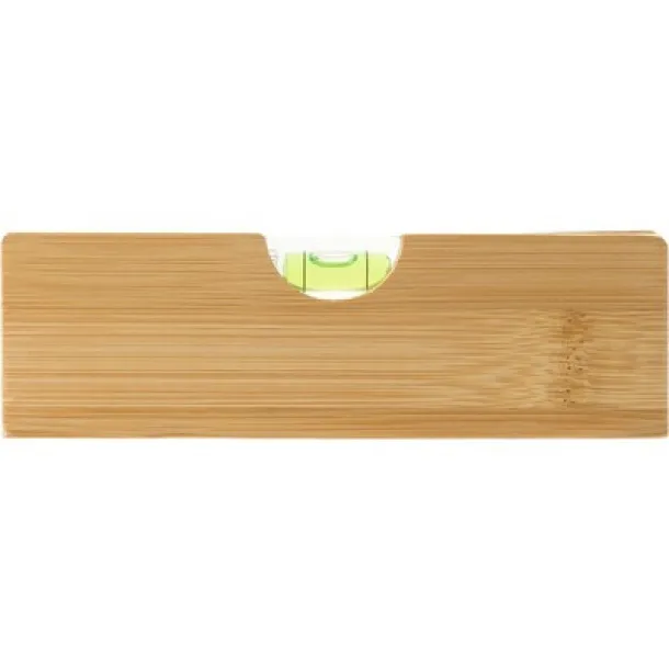  Bamboo bottle opener, spirit level brown