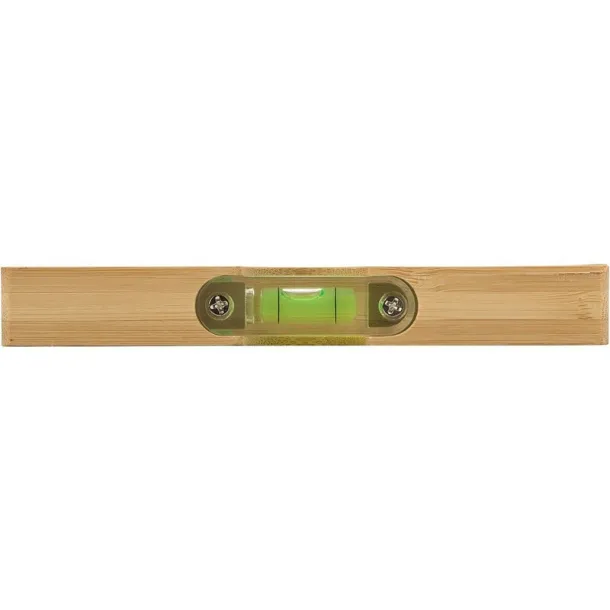  Bamboo bottle opener, spirit level brown