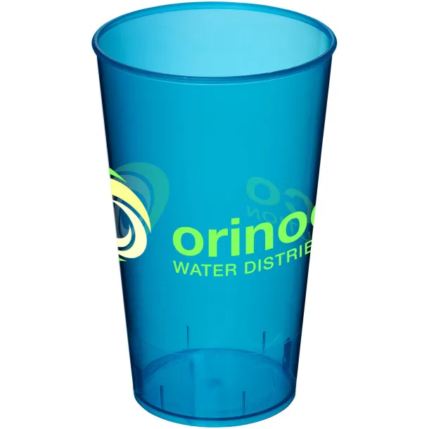 Arena 375 ml plastic tumbler Transparent aqua blue