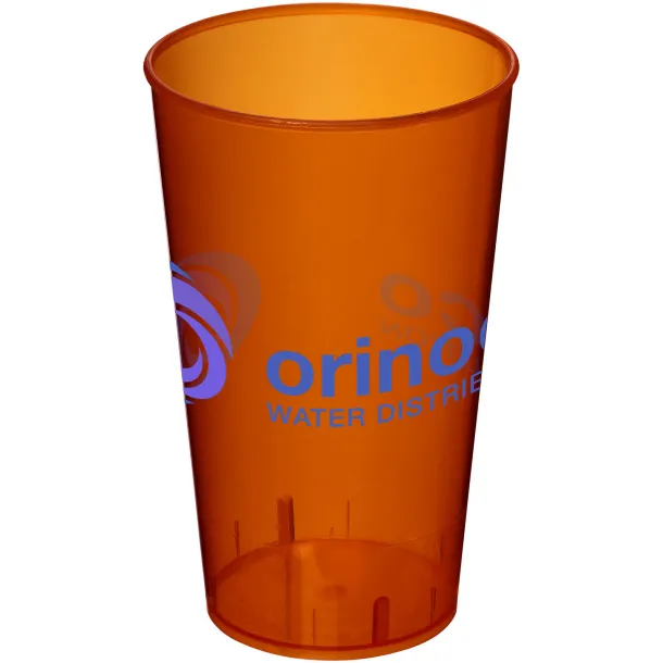 Arena 375 ml plastic tumbler - Unbranded Orange