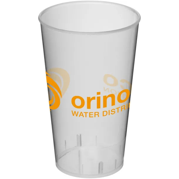 Arena 375 ml plastic tumbler - Unbranded White