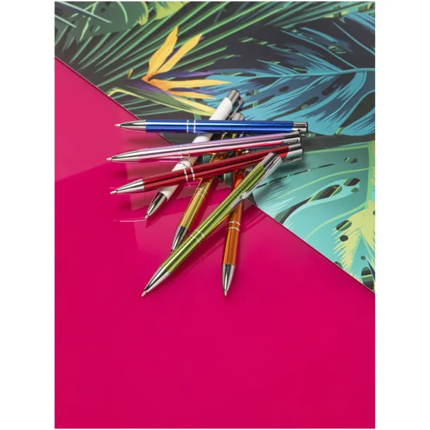 Moneta anodized aluminium click ballpoint pen - Unbranded Magenta