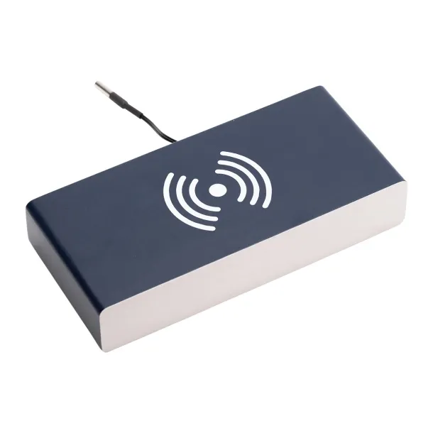 NESNA wireless charger with clock Dark Blue