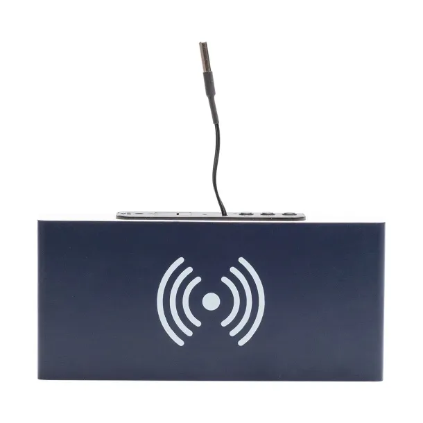 NESNA wireless charger with clock Dark Blue