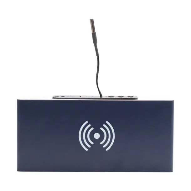 NESNA wireless charger with clock Dark Blue