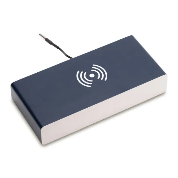 NESNA wireless charger with clock Dark Blue