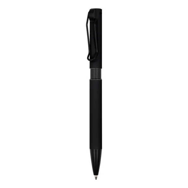 Amara Ball pen with cord clip Crna