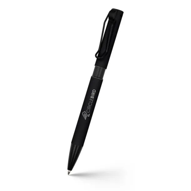 Amara Ball pen with cord clip black