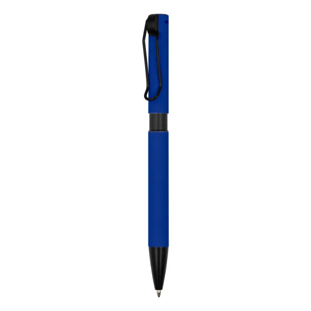 Amara Ball pen with cord clip navy blue