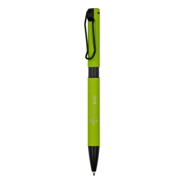 Amara Ball pen with cord clip light green