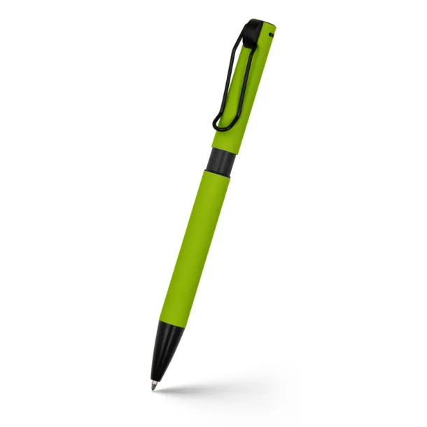 Amara Ball pen with cord clip light green