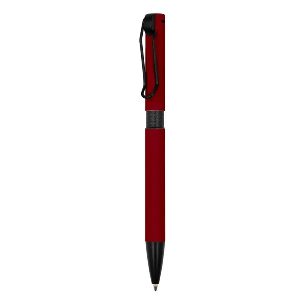 Amara Ball pen with cord clip burgundy