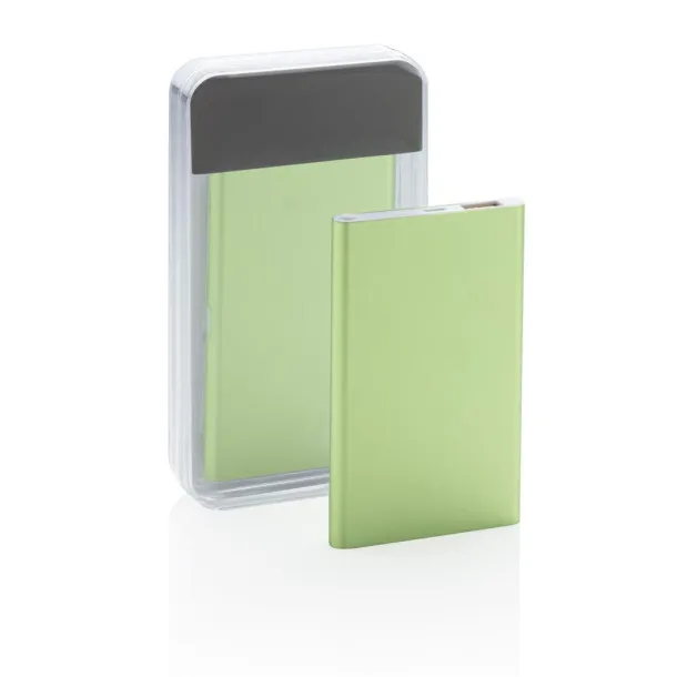  4.000 mAh slim powerbank - XD Collection Green White
