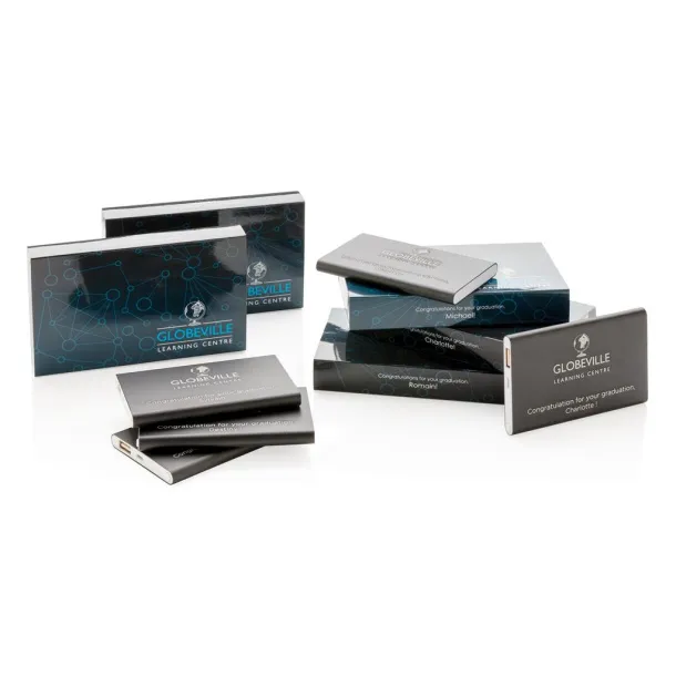  4.000 mAh slim powerbank - XD Collection Black White