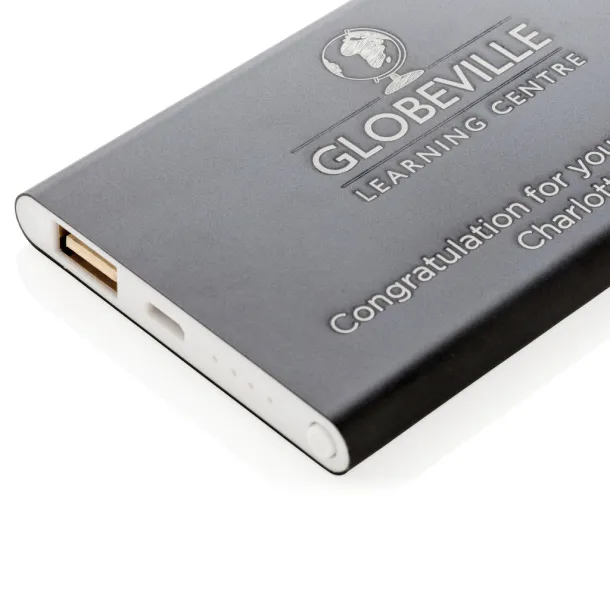  4.000 mAh slim powerbank - XD Collection Black White