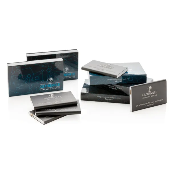  4.000 mAh slim powerbank - XD Collection Black White