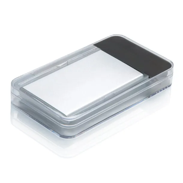  4.000 mAh slim powerbank - XD Collection Silver White