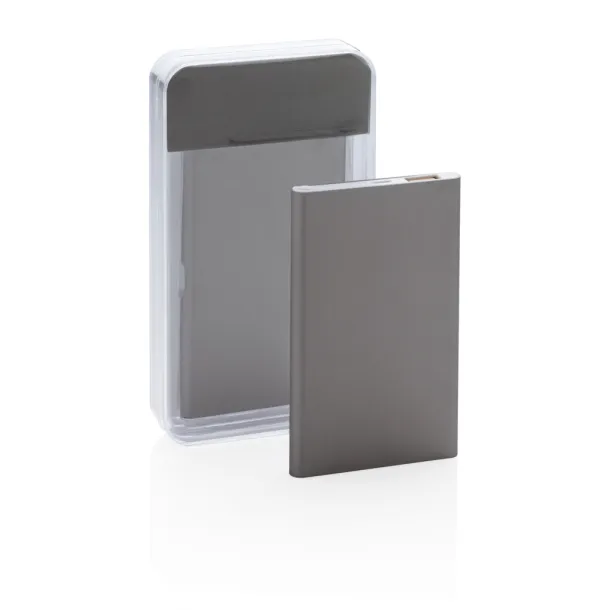  4.000 mAh slim powerbank - XD Collection Grey White