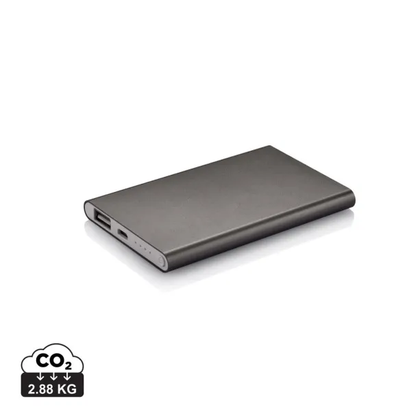  4.000 mAh slim powerbank - XD Collection Grey White