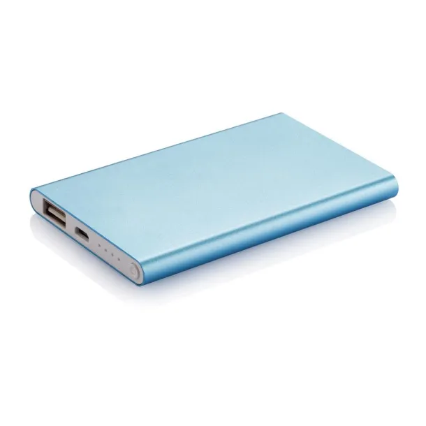  4.000 mAh slim powerbank - XD Collection Blue White