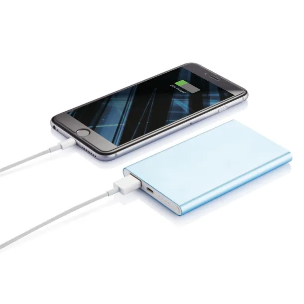  4.000 mAh slim powerbank - XD Collection Blue White