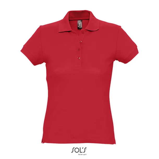 PASSION WOMEN POLO-170g Red