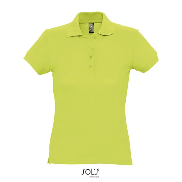 PASSION WOMEN POLO-170g Apple Green