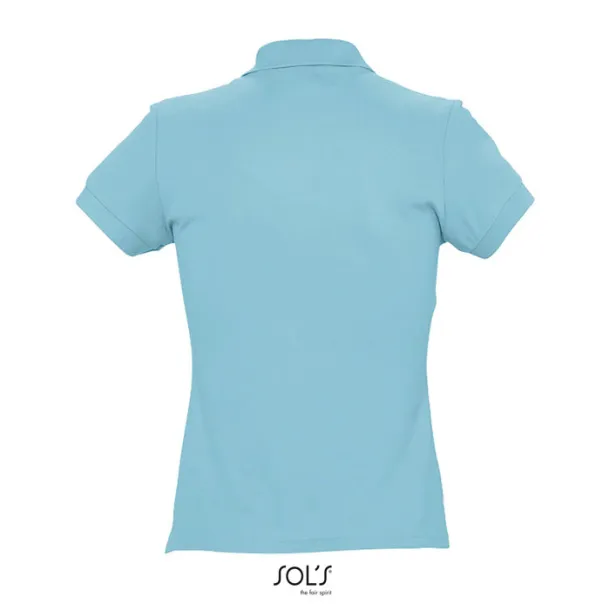 PASSION WOMEN POLO-170g atoll blue