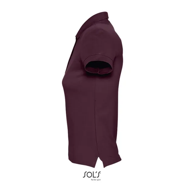 PASSION WOMEN POLO-170g Burgundy