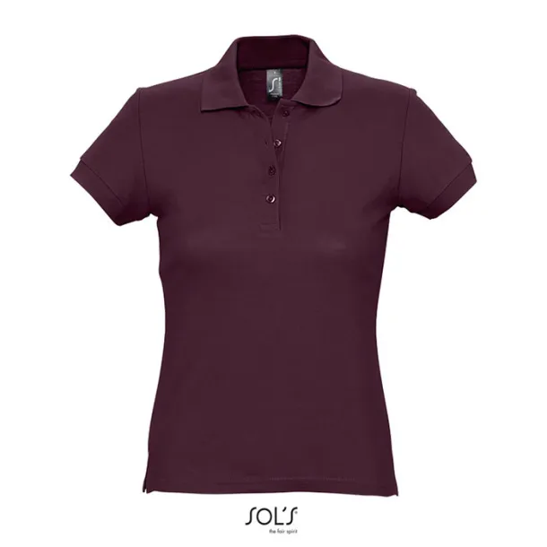 PASSION WOMEN POLO-170g Burgundy