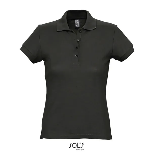 PASSION WOMEN POLO-170g Black