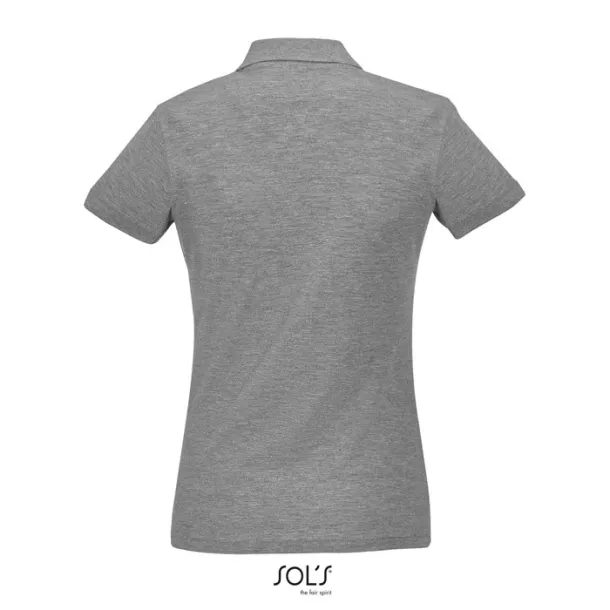 PASSION WOMEN POLO-170g Grey Melange