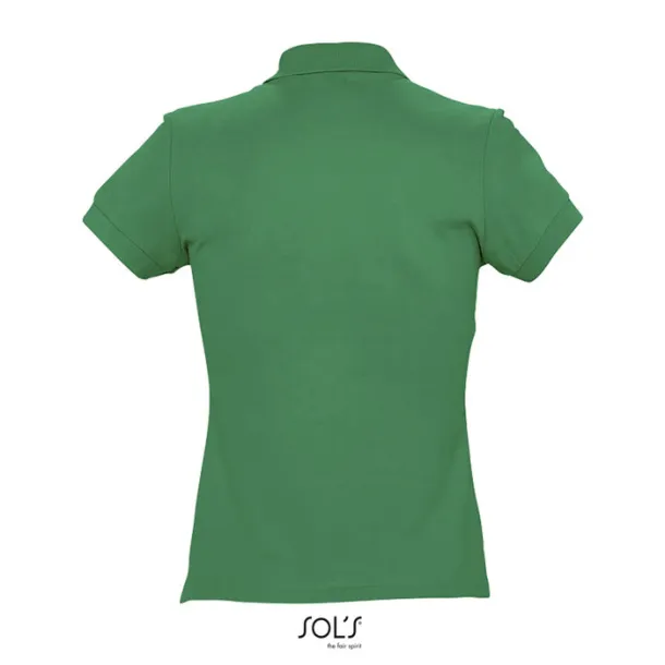 PASSION WOMEN POLO-170g kelly green