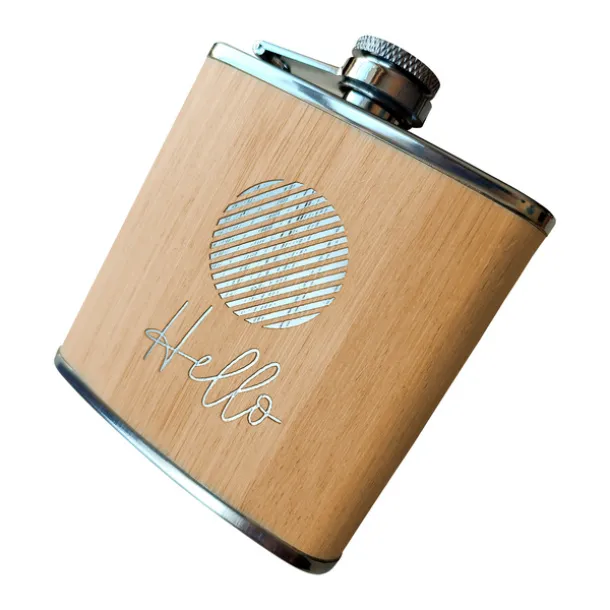 LOUTH hip flask 175 ml Beige