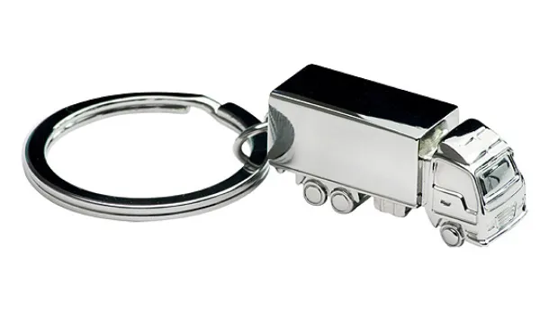 TIR 3D Keychain srebrny