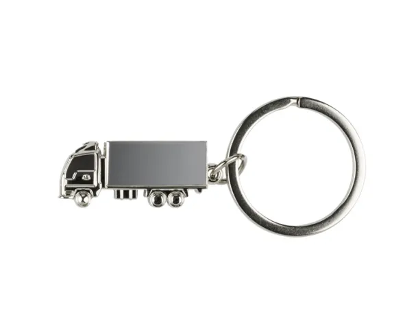 TIR 3D Keychain Silver