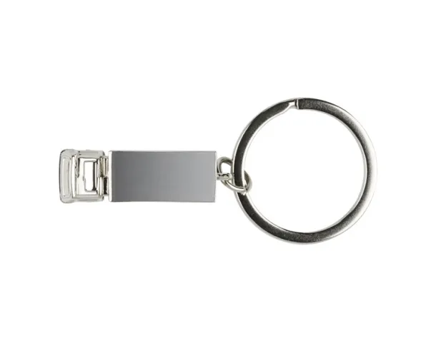 TIR 3D Keychain Silver