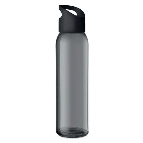 PRAGA Glass bottle 470ml Black